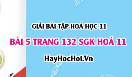 Giải bài 5 trang 132 SGK Hoá 11: Tính chất vật lý, hoá học của Ankadien, điều chế, ứng dụng